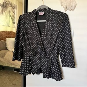 Vintage peplum blazer